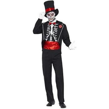Black Jacket Sugar Skull Costume