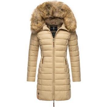 Marikoo Damen Wintermantel Rose-Stepp, figurbetont, XXL