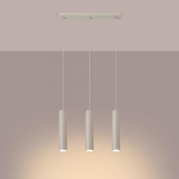 Sollux Lagos Loft 3-Light Beige Fixture