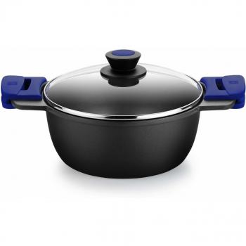 Cacerola BRA Advanced con Tapa de Cristal 28 cm