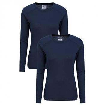 Duo de Hauts Thermiques Talus Femme Bleu Mountain Warehouse