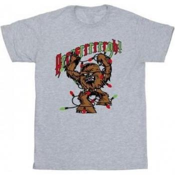 New Hope Chewbacca Argh Lights Tee – White, Size L