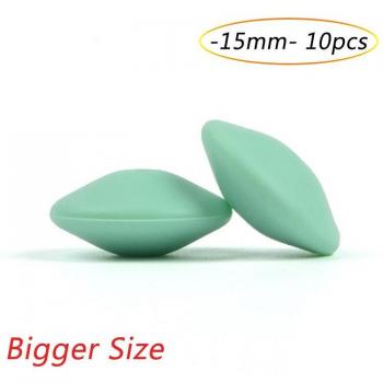 Cuentas de Silicona para Joyería y Mordedores 15mm