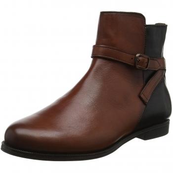 Bottes Chelsea Femme Sebago Plaza, Marron (Cognac/Black Leather), 37 EU