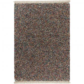 Tapis shaggy avec franges, dimensions 135x190 cm