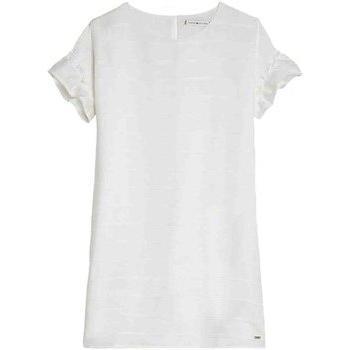 Tommy Hilfiger Petite White Striped Dress for Girls