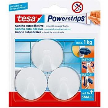 Gancho Redondo con PowerStrips Tesa