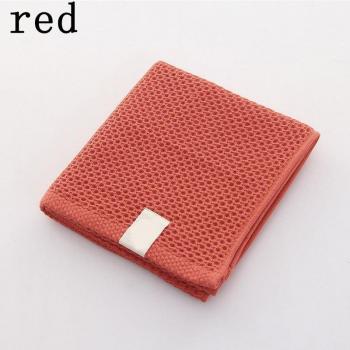Solid Cotton Waffle Towel with Honeycomb Design 72*32CM