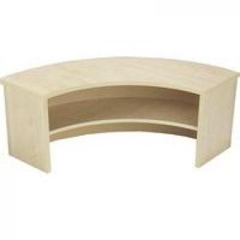 Jemini Intro 90 Degree Corner Desk Riser Warm Maple