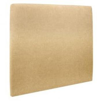 Haut de lit luxueux – finition jaune, 150 cm, coussin épais