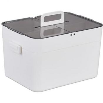Portable Health Hub – 2-Tier First Aid Kit, 22cm x 28.5cm x 21.5cm
