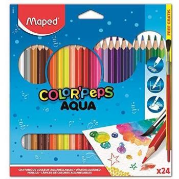 Crayons de couleurs aquarellables Maped Color'Peps