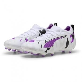 Puma Junior Ultra 5 Match Forever FG/AG Lichtwit Boys' Football Boots