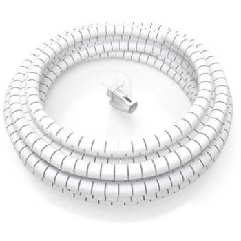 Aisens organizador de cables espiral 2m color blanco
