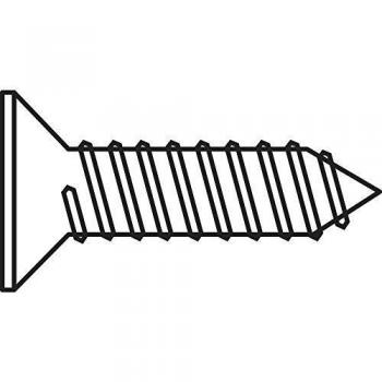 Vis à tôle tête fraisée 2,9 mm Toolcraft