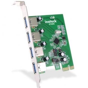 KTPU4B – Tarjeta PCIe USB 3.0 Inateck sin Conexión de Energía
