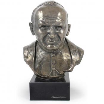 Figurine de Jean-Paul II en Marbre