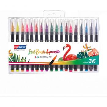 36 Color Soft Brush Tip Markers