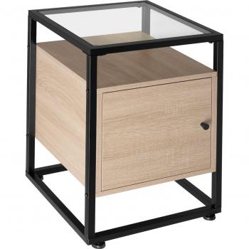Mesita de estilo industrial Dudley 40x43x60,5cm