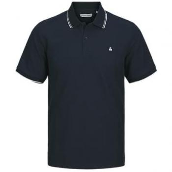 Jack & Jones Austin Short Sleeve Polo Navy 1XL