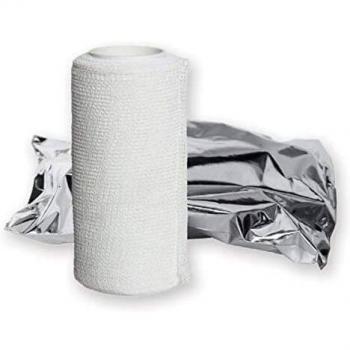 Zincabend Bende Elastiche 10x5m con Pasta di Ossido di Zinco – Pack da 10