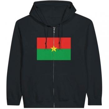 Zippered PixelFlag Comfort Top – Noir