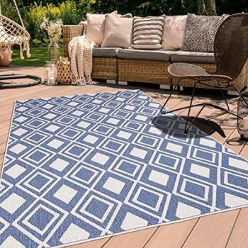 Tapis Exterieur 120x170 cm Rectangulaire AF DAMLOS Jardin adapté au Chauffage par Le Sol