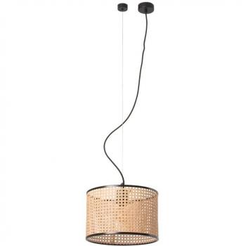 Faro Barcelona Colgante Acero Negro Mate