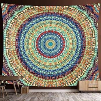 Copriletto Mandala Biancheria Da Letto 150x130 cm