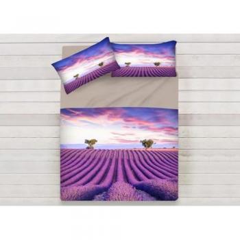 Lenzuola Copriletto Singolo 100% Cotone Lavanda D74 Sogni d'Oro