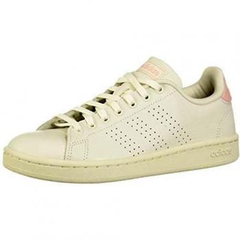 Adidas Advantage, Baskets de Tennis pour Femme, Orbit Grey/Pink Spirit, 38 2/3 EU