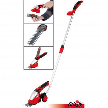 Grizzly Battery-Powered Lawn Shears with Trimmer Attachment