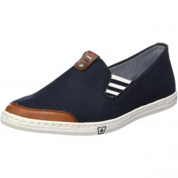 Rieker M2754 Slipper für Damen, Blau (Cayenne/Pazifik/Mogano)
