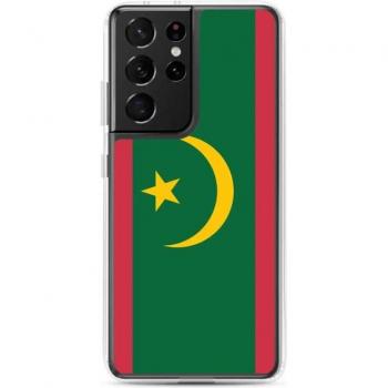 Galaxy S21 Durable Soft Case – Mauritania Flag Pattern – Multicolored