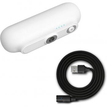 Power Bank 2600 mAh + Cargador Tipo C y microUSB, compatible iPad y Samsung Galaxy