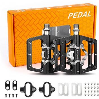 Aluminio Pedal MTB sin Deslizamiento con 3 Rodamientos