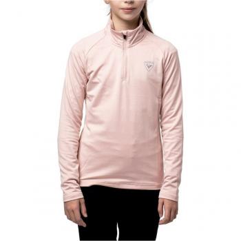 Rosa Claro Polar Rossignol Half Zip para Criança 10
