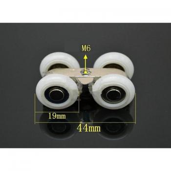 10PCS 21.5mm Shower Glass Door Pulley Wheel Set