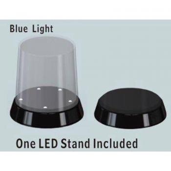 Vitrine de présentation 84 x 115 mm avec base LED