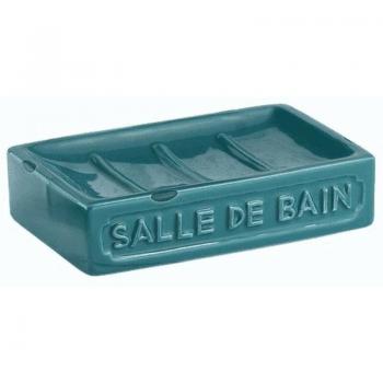 Portasapone ceramico blu Vivienne Gedy