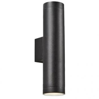Morro Black IP44 Outdoor Up and Down Wall Light