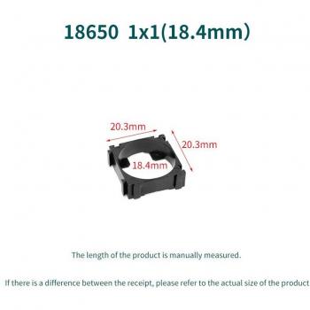 Support Combinaison Batterie 18650 à 32650