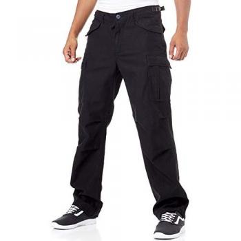 Pantaloni Cargo M65 West Coast Choppers Nero Vintage