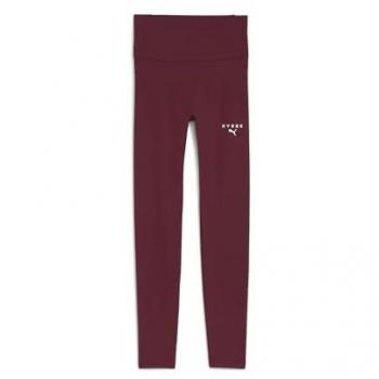 Dunkelrote Puma SHAPELUXE Leggings 7/8 für Damen