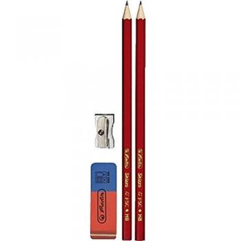 Herlitz Bleistift-Set mit Anspitzer
