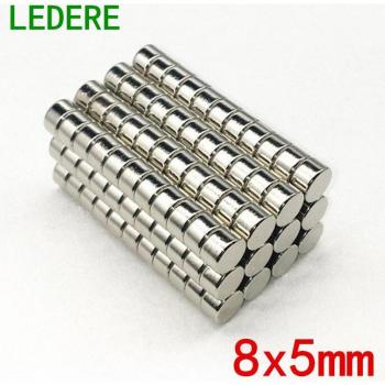100pcs Disk Magnet 8x5 N35