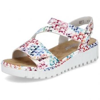 Rieker Women's Hook and Loop Wedge Sandals