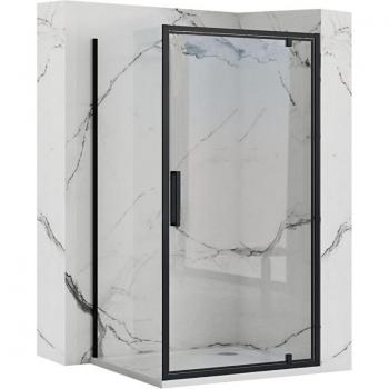 Cabine de Douche Noir 90x100 Rea