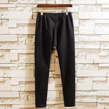 Pantalon de sport chaud, velours rembourré, coupe ajustée, grande taille, tendance