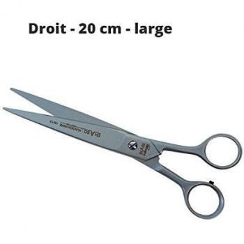 Ciseaux Droits Large Inoxydable 20cm Élargis EHASO